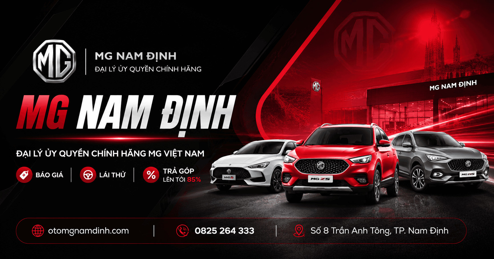 MG HS Nam Định: Giá Xe, Ưu Đãi & Trả Góp Mới Nhất 2026